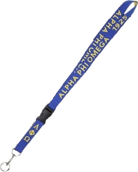 View Buying Options For The Alpha Phi Omega Break Away Woven Lanyard