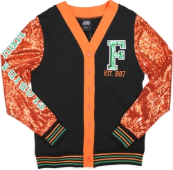 View Buying Options For The Big Boy Florida A&M Rattlers S9 Womens Sequins Cardigan
