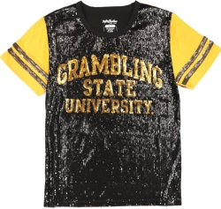 View Buying Options For The Big Boy Grambling State Tigers S6 Ladies Sequins Tee