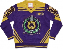 View Buying Options For The Big Boy Omega Psi Phi Divine 9 Mens V-Neck Sweater