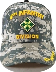 View Buying Options For The 4th Infantry Division C1263 Side Shadow Mens Cap