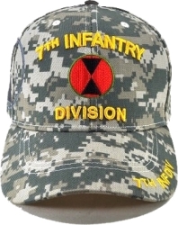 View Buying Options For The 7th Infantry Division C1264 Side Shadow Mens Cap