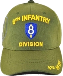 View Buying Options For The 8th Infantry Division C1265 Side Shadow Mens Cap