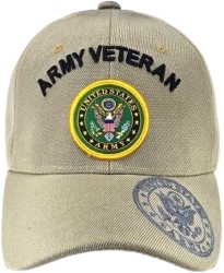 View Buying Options For The Army Veteran Shadow Logo On Bill Mens Cap