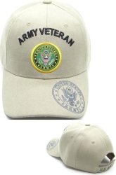 View Buying Options For The Army Disabled Veteran Shadow Logo On Bill Mens Cap