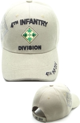 View Buying Options For The 4th Infantry Division C1263 Side Shadow Mens Cap
