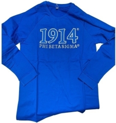 View Buying Options For The Phi Beta Sigma 1914 Cotton Long-Sleeve Mens Shirt