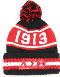 View Buying Options For The Big Boy Delta Sigma Theta Divine 9 S252 Womens Beanie With Ball