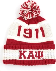 View Buying Options For The Big Boy Kappa Alpha Psi Divine 9 S252 Mens Beanie With Ball