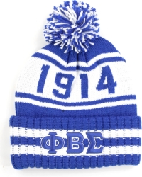 View Buying Options For The Big Boy Phi Beta Sigma Divine 9 S252 Mens Beanie With Ball