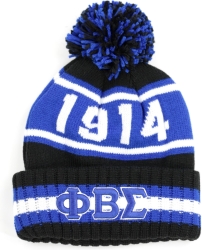 View Buying Options For The Big Boy Phi Beta Sigma Divine 9 S252 Mens Beanie With Ball