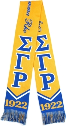 View Buying Options For The Big Boy Sigma Gamma Rho Divine 9 S7 Scarf