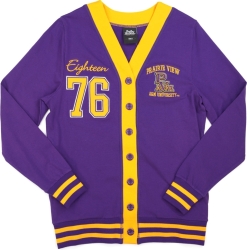 View Buying Options For The Big Boy Prairie View A&M Panthers S10 Womens Cardigan