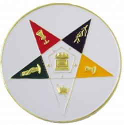 View Buying Options For The Eastern Star Classic Round Car Badge