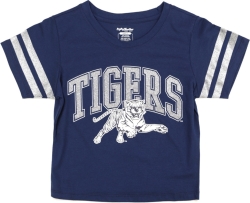 View Buying Options For The Big Boy Jackson State Tigers S4 Foil Cropped Womens Tee