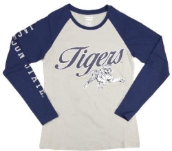 View Buying Options For The Big Boy Jackson State Tigers S4 Womens Long Sleeve Tee