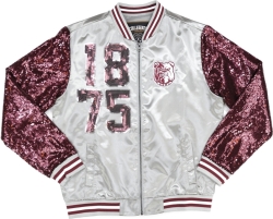 View Buying Options For The Big Boy Alabama A&M Bulldogs S4 Ladies Satin Jacket