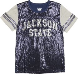 View Buying Options For The Big Boy Jackson State Tigers S6 Ladies Sequins Tee
