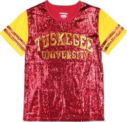View Buying Options For The Big Boy Tuskegee Golden Tigers S6 Ladies Sequins Tee