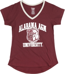 View Buying Options For The Big Boy Alabama A&M Bulldogs S3 Ladies V-Neck Tee