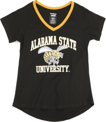 View Buying Options For The Big Boy Alabama State Hornets S3 Ladies V-Neck Tee