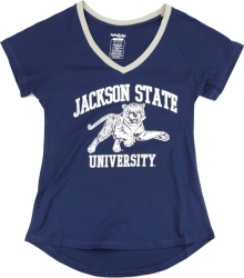 View Buying Options For The Big Boy Jackson State Tigers S3 Ladies V-Neck Tee