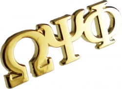 View Buying Options For The Omega Psi Phi Classic 3-Letter Lapel Pin