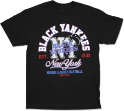 View Buying Options For The Big Boy New York Black Yankees NLBM Legend Graphic S8 Mens Tee