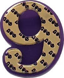 View Buying Options For The Omega Psi Phi Acrylic Line #9 Pin