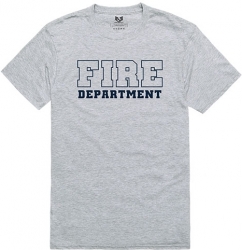 View Buying Options For The Rapid Dominance Fire Dept Text Graphic Relaxed Mens Tee