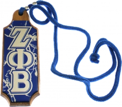 View Buying Options For The Zeta Phi Beta Domed Wood Medallion