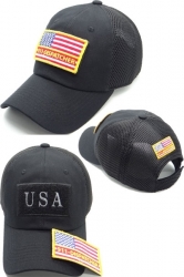 View Buying Options For The 911 Dispatcher US Flag Patch Soft Mesh Mens Cap