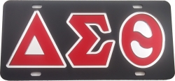 View Buying Options For The Delta Sigma Theta Outlined Color Mirror License Plate