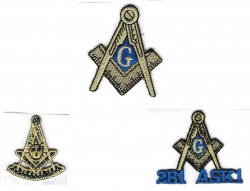 View Buying Options For The Mason 3-Pack A Embroidered Stick-On Applique Patches