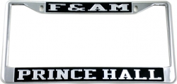 View Product Detials For The F&AM Prince Hall Mason License Plate Frame