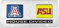 View Buying Options For The Arizona + Arizona State House Divided Split License Plate Tag