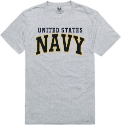 View Buying Options For The RapDom US Navy Text Graphic Relaxed Mens Tee