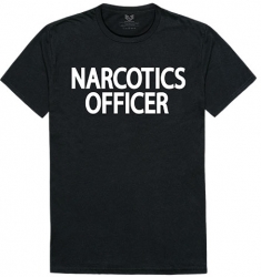 View Buying Options For The RapDom Narcotics Officer Text Graphic Relaxed Mens Tee