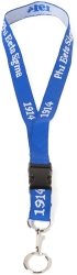 View Product Detials For The Phi Beta Sigma Classic Woven Embroidered Lanyard