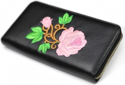 View Buying Options For The Big Boy Alpha Kappa Alpha Rose Divine 9 S2 Ladies Leather Wallet