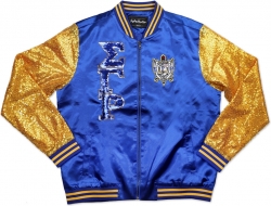 View Buying Options For The Big Boy Sigma Gamma Rho Divine 9 S2 Ladies Sequins Jacket
