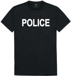 View Buying Options For The Rapid Dominance Police Text Relaxed Graphic Mens Tee