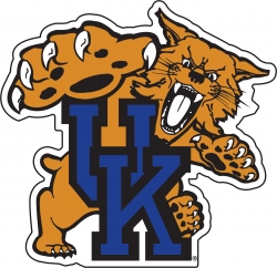 View Buying Options For The Kentucky Wildcats Cat UK Logo Reflective Decal Sticker