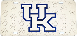 View Buying Options For The University of Kentucky Laser Cut UK Logo Satin Symbol Back Mirror Car Tag