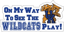 View Buying Options For The On My Way To See The Kentucky Wildcats Play Magnet