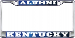 View Buying Options For The University of Kentucky Alumni Mirror Domed Metal License Plate Frame