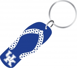 View Buying Options For The University of Kentucky Flip Flop Domed UK Logo Mirror Keychain