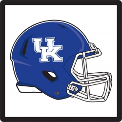View Buying Options For The University of Kentucky Football Helmet Logo Trailer Hitch Cover