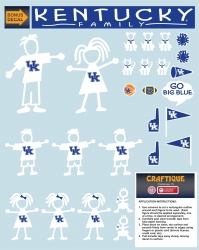 View Buying Options For The University of Kentucky Family Logo Decal Sticker Sheet