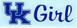 View Buying Options For The University of Kentucky Girl UK Logo Decal Sticker